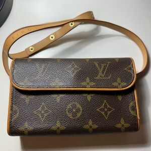 Gucci GG Monogram Vintage Shoulder / Pochette Bag (1970s–1990s era)
